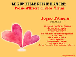 SOGNO D'AMORE, Alda Merini