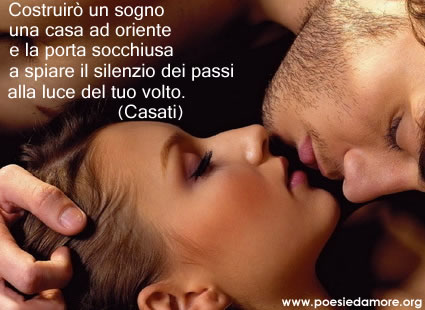 POESIA D'AMORE DI CASATI